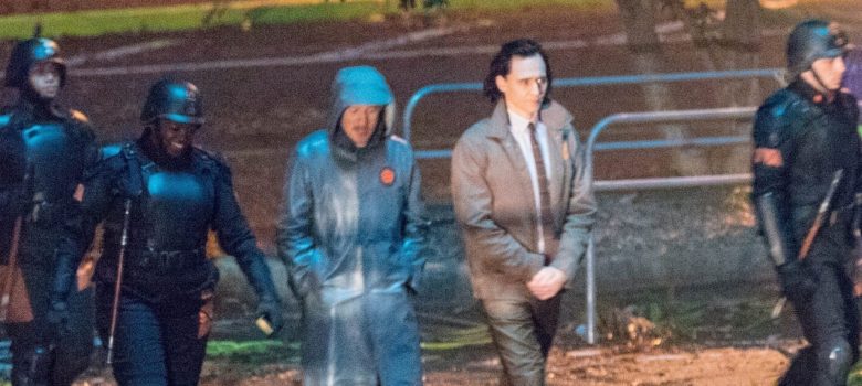 Tom Hiddleston on Loki Set (Photos + Video)